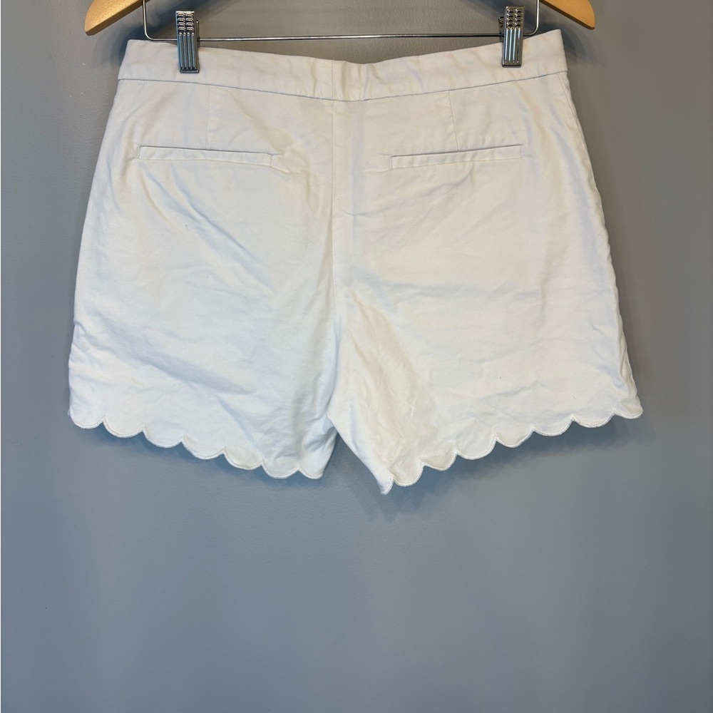 Banana Republic Cream Scalloped High Waist Shorts size 4 - Picture 7 of 8